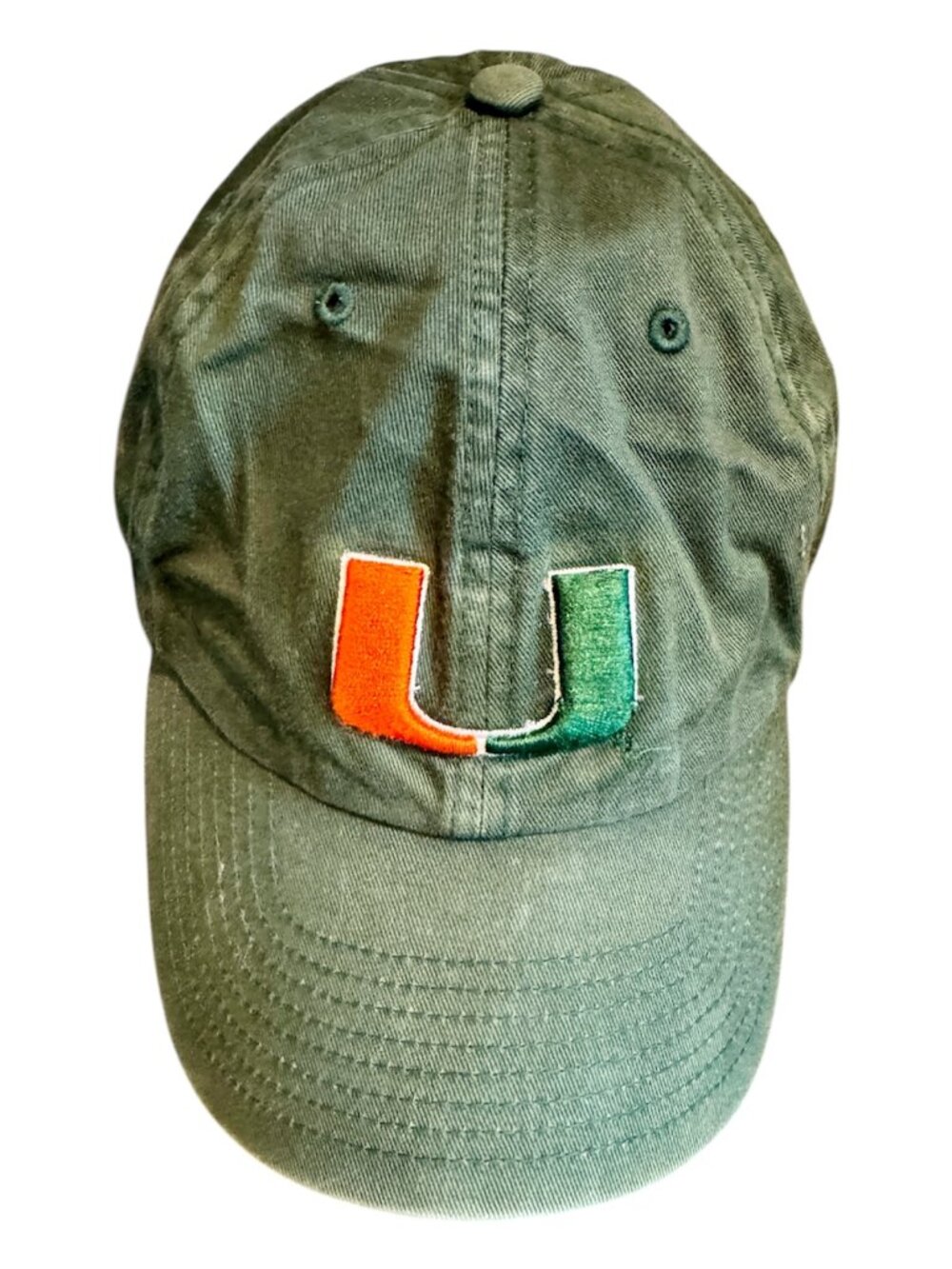 Vintage Twins Enterprise Miami Hurricanes The Franchise Fitted Hat Cap Size M